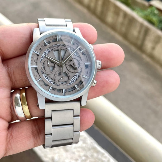 MontBlanc Analogue Men's Watch With Chronographs Working